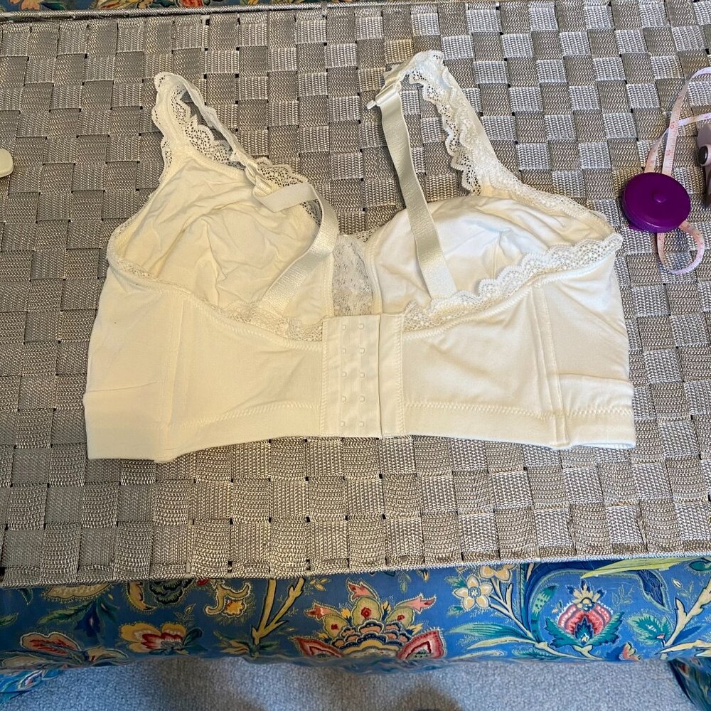 PARFAIT Dalis P5641 Women's Wire Free Bralette - Pearl White 40H UK - Picture 7 of 11